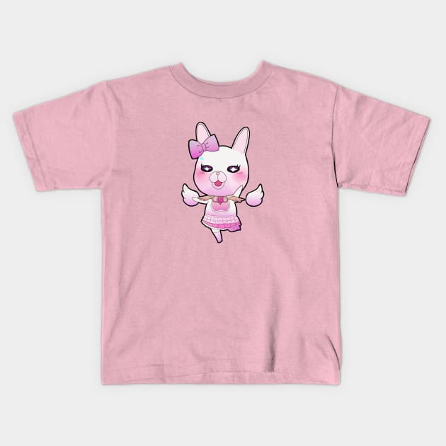 Usami Kids T-Shirt by catscantdraw